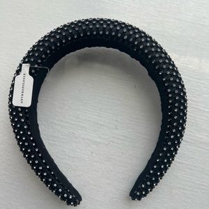 NWT Anthropologie Puffy Crystal Headband